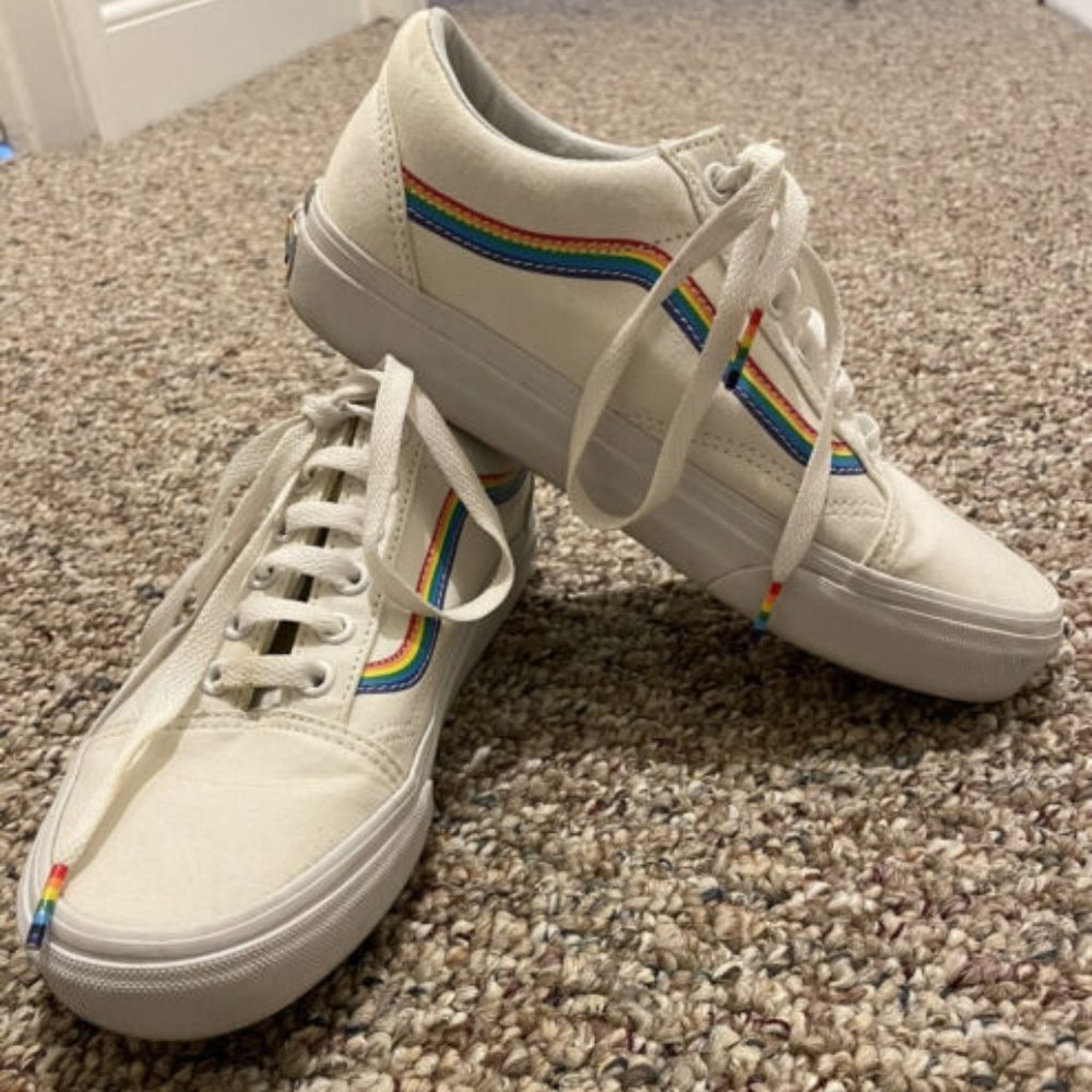 VANS Old Skool Rainbow Limited Edition Women's Size 7.5